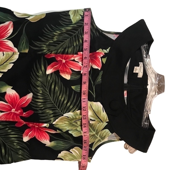 Kim Rogers Tropical Print Dress Size 12 - Picture 5 of 14